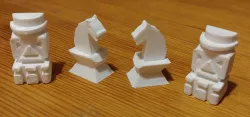 Spare Exotic Chess Figures