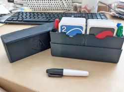 Spicy Uno Deck Case with Pen Holder