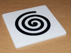 Spiral Drinks Coaster (No MMU Needed!)