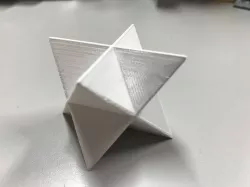 Stellated octahedron (as same as the FCC lattece)