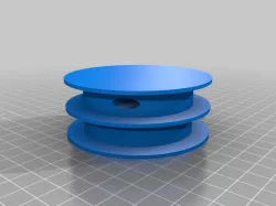 Stepper motor spool