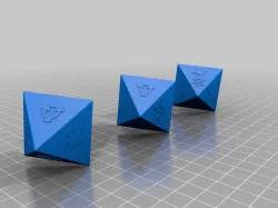 SW Armada Dice Set (Red Blue & Black 1ea)