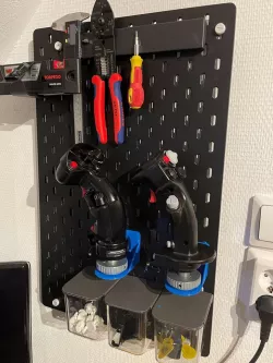 Thrustmaster Stick mount for IKEA SKADIS pegboard