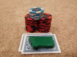 Topographic Montana Poker Card Capper