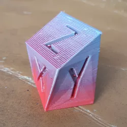 Twisted XYZ Calibration Cube