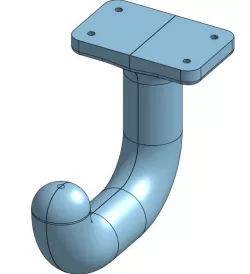 Under Desk Hook Mount for cables