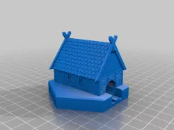 Viking House scenic Gravitrax tile