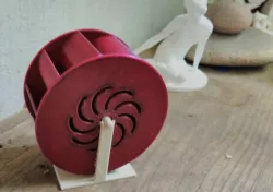 Water Wheel And Holders - Wasserrad - Halter