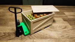 1/10th Scale Wooden crate