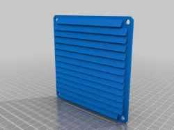 120mm angled fan vent