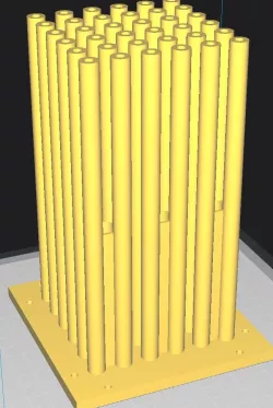 36 Shot Bottle Rocket Rack