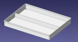 3x4 units, third height, 2x1 grid Stackable Insertbox