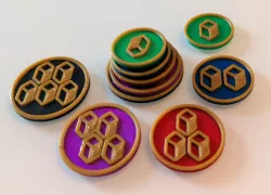 Android Netrunner - Credit & Virus Tokens