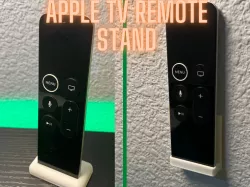Apple TV Remote Holder (Wall or Table Mounted)