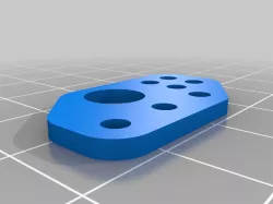 Axial Wraith Spawn front shock mount template