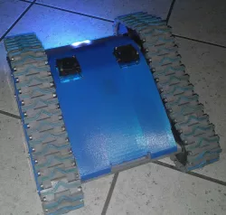 Back cover for RC speed tank