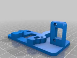 Backplate mount for Voron Inspired Fan Duct on Micro Swiss Direct Drive Extruder for Linear Rail System - CR and BL Touch
