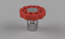 Ball mill container grips (Kugelmühlenverschließergriffe)