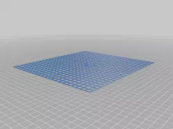 Bed Leveling Grid Square