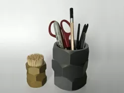 Big Nuts Cup - Pencil Holder - Toothpick Holder