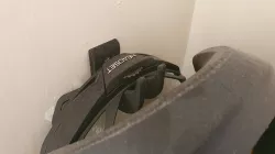 Bike helmet hook