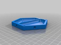 Board game organizer hex tiles