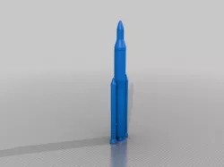buildable SLS Block 1 Cargo model rocket