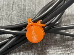 Cable Tie with a tab like gecko finger.