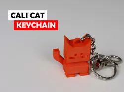 Cali Cat Keychain
