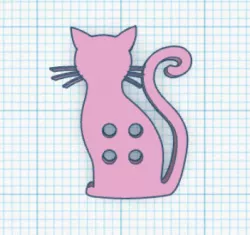 Cat Button
