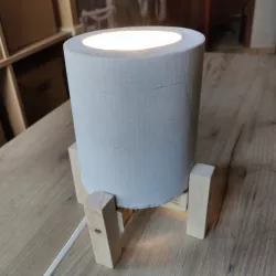 Cement lamp