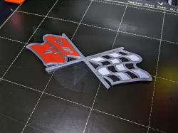 Corvette C3 Emblem - Multicolor