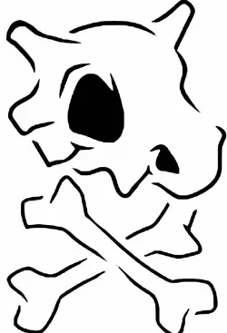 Cubone stencil