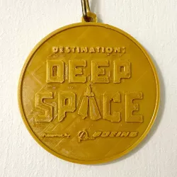 Destination Deep Space FRC 2019 Medal