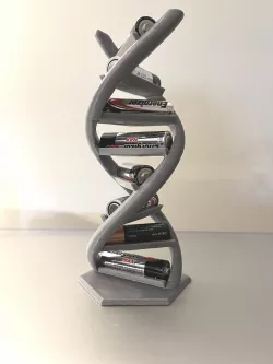 DNA Double Helix Battery Holder