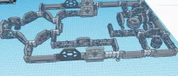 Dungeon Stick Starship interior walls and parts edited updated! 