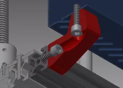 Electronic Box Holder, Rear End Mount for Creality Ender 5