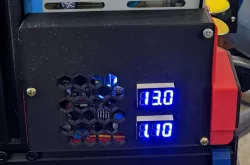 Ender 3 Pro PSU Cover with Voltage cutout and Buck Shelf