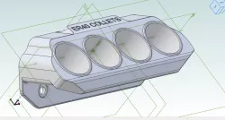 ER40 Collet Rack for 3034-Lite T-Slot rail
