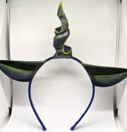 Evil Pony Ears with Unicorn Horn Headband Costume