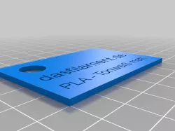 Filament Beispieldruck mit Namen