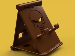 Foldable Punisher Phone Stand