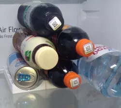 Fridge bottle holder