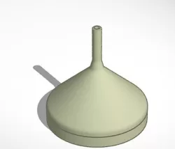 Funnel for tiny bottles