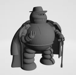 Futurama Robot Mafia Boss Donbot