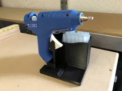 Glue Gun Caddy Stand w Cord Wrap