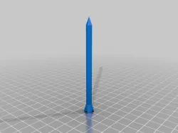 Golf tee no supports