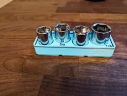 Gridfinity Imperial Sockets 1/2"DR
