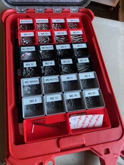 Gridfinity Milwaukee Packout Low Profile Compact Organizer Inserts