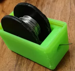 gridfinity solder roll holder with roll